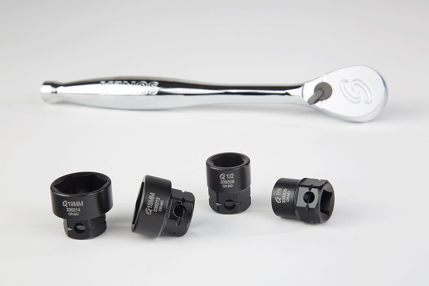 Sunex Tools 3325SR 3/8" Drive, Low Profile, SAE/Metric, Impact Socket Set