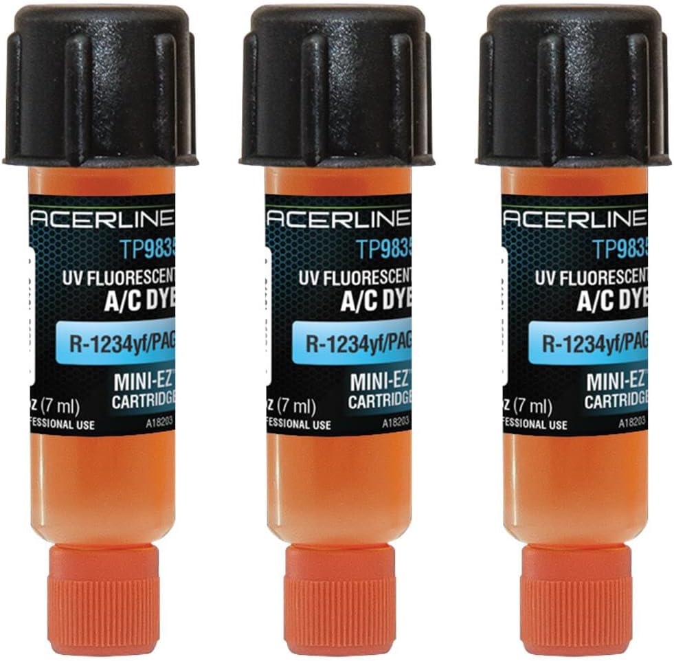 Tracerline TP9835-P3 Dye,A/C,R1234Yf,Pag,Mez,3X.25Oz