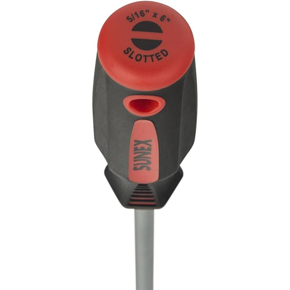 Sunex Tools 11S5X6H SLOTTED SCREWDRIVER 5/16" X 6" (Bolster)