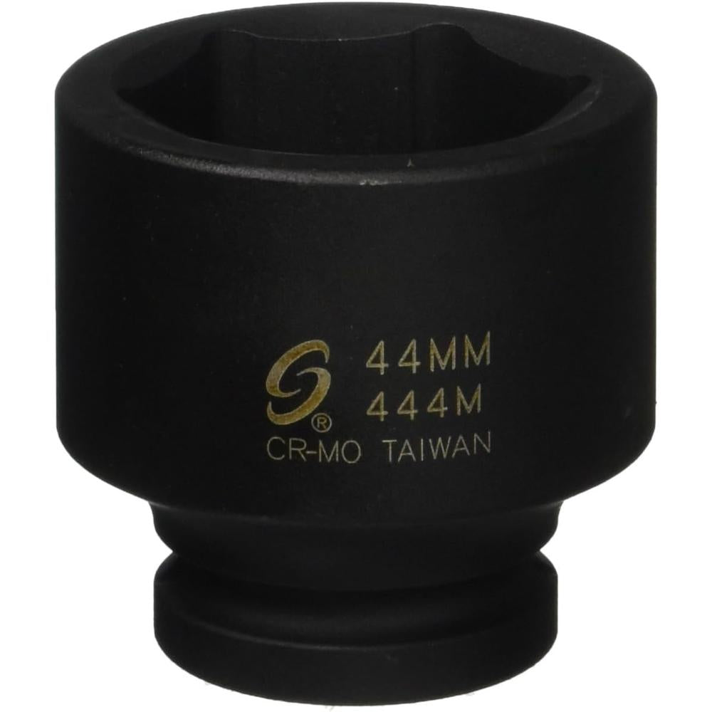 Sunex Tools 444M 3/4" Drive Standard 6 Point Metric Impact Socket 44mm