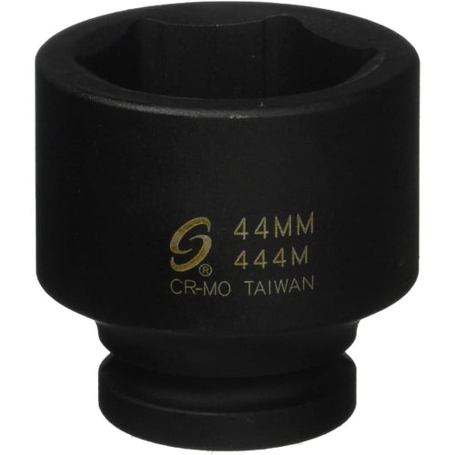 Sunex Tools 444M 3/4" Drive Standard 6 Point Metric Impact Socket 44mm