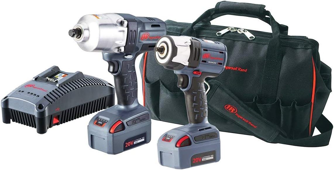 Ingersoll Rand IQV20-2062 Kit 2 pièces Iqv 20 1/2" Impact &amp; 3/8" Impact