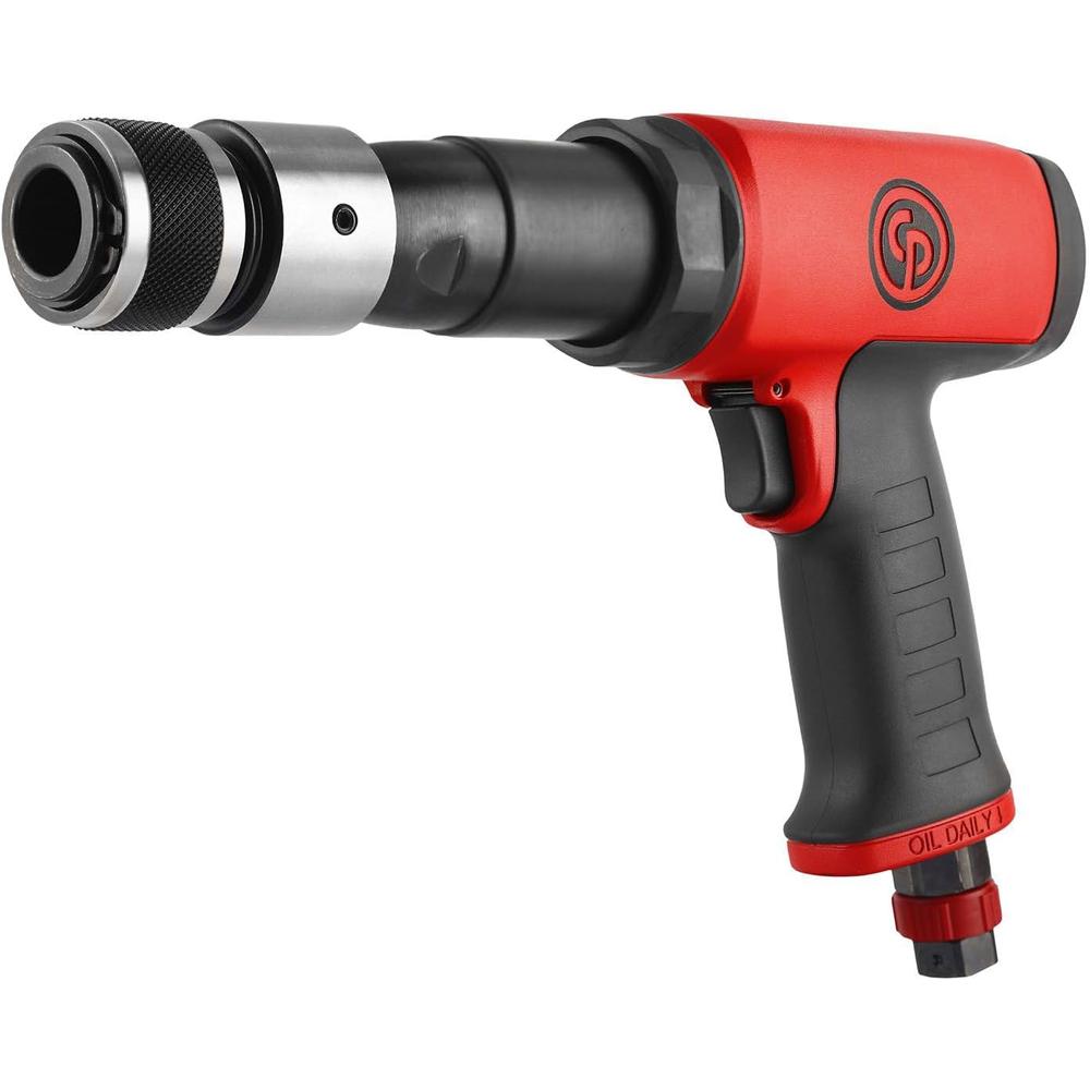 Chicago Pneumatic 7165K Low Vibration Short Hammer Kit, Complete Power Tool Kit with Soft Travel Bag