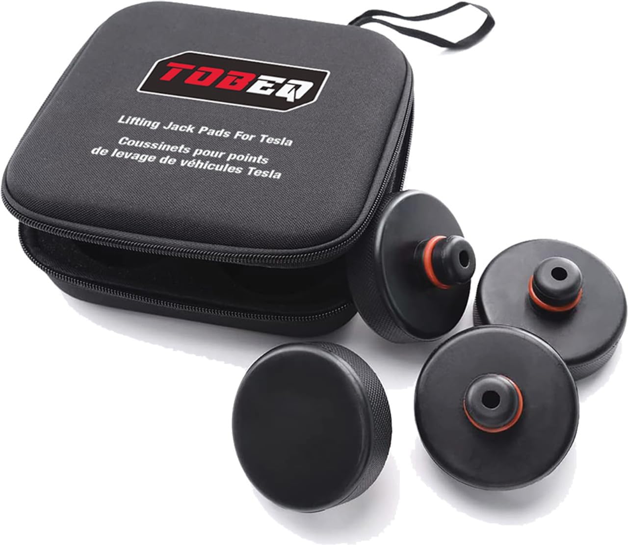 Tobeq 4JPT 4-PC LIFTING JACK PADS FOR TESLA MODELS 3, Y, S, X