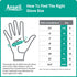 Gants d'examen Microflex SG-375-XL-Box Safegrip, latex PF, texturé, manchette allongée, bleu, XL (lot de 50)
