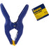 IRWIN Tools QUICK-GRIP Resin Spring Clamp, 2-inch (58200) , Blue