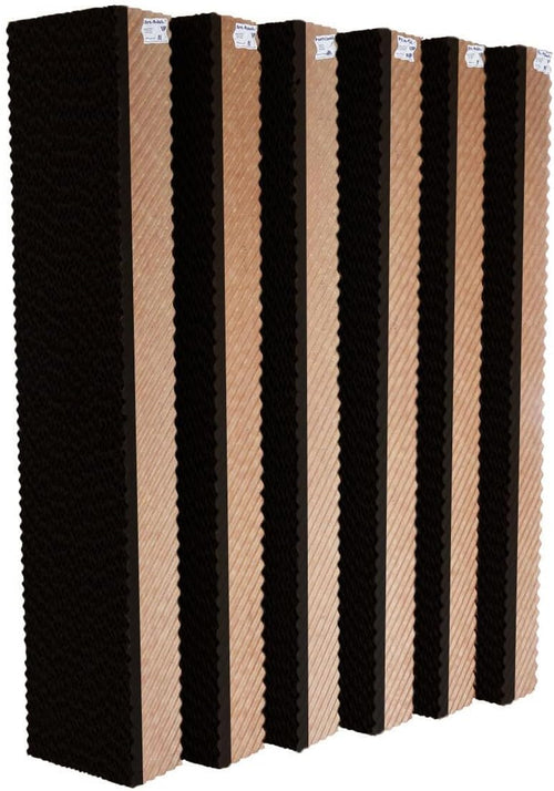 Portacool PACHTB360K HydroTek Replacement Media Set, 6 brown and black evaporative media panels standing upright