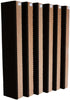 Portacool PACHTB360K HydroTek Replacement Media Set, 6 brown and black evaporative media panels standing upright