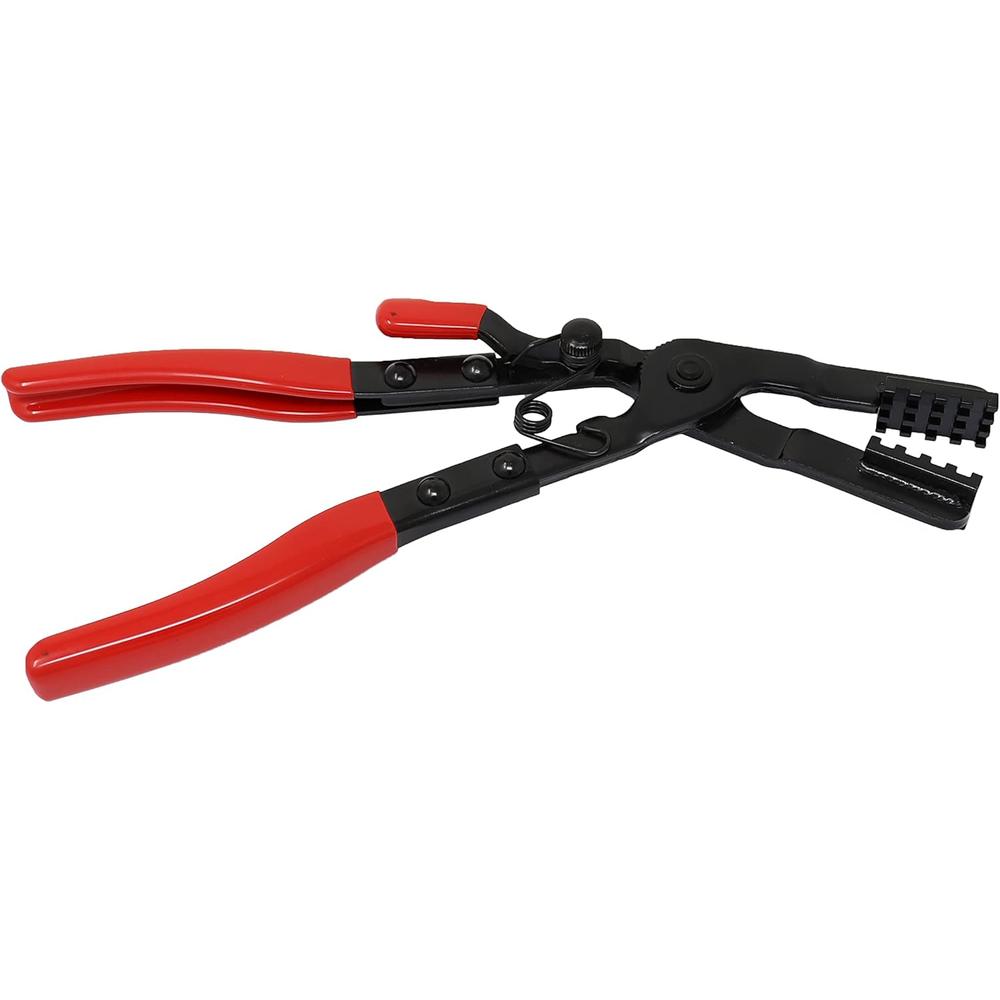 CTA Tools 1224 Pince à collier de tuyau extra longue à grille gaufrée avec mécanisme de verrouillage et tête décalée