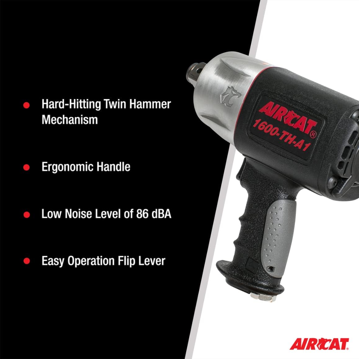 AirCat 1600-TH-A1 1" Impact wrench 1600 ft-lbs