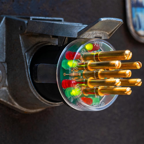 IPA Tools 8029 Kit d'entretien de remorquage à 7 broches rondes breveté Noir