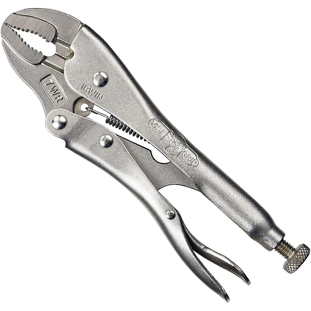 Irwin Tools Vise Grip 0702L3 7" Curved Jaw Locking Pliers With Wire Cutter