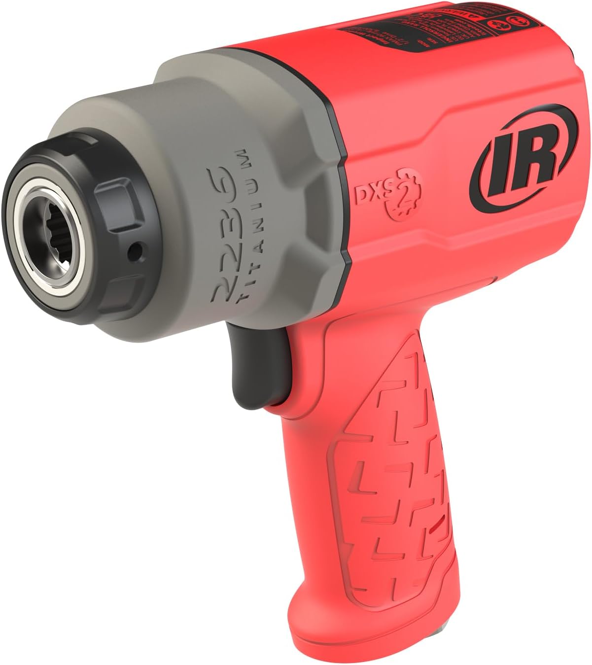 Clé à chocs silencieuse à enclume standard 1/2" Ingersoll Rand 2236QTIMAX-R avec système DXS Drive Xchange, 1 500 pi-lb, 7 500 tr/min