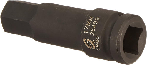 Sunex 26499 1/2-Inch Drive 17-Mm Hex Impact Socket