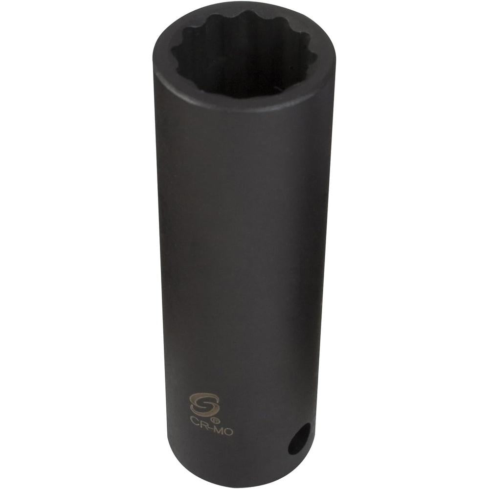 Sunex Tools 267219 1/2 in. Drive 19-mm 12-Point Deep Impact Socket