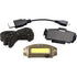 Streamlight 61705 Bandit Lampe frontale LED rechargeable 180 lumens avec cordon USB, clip chapeau et serre-tête élastique, LED blanche, rouge