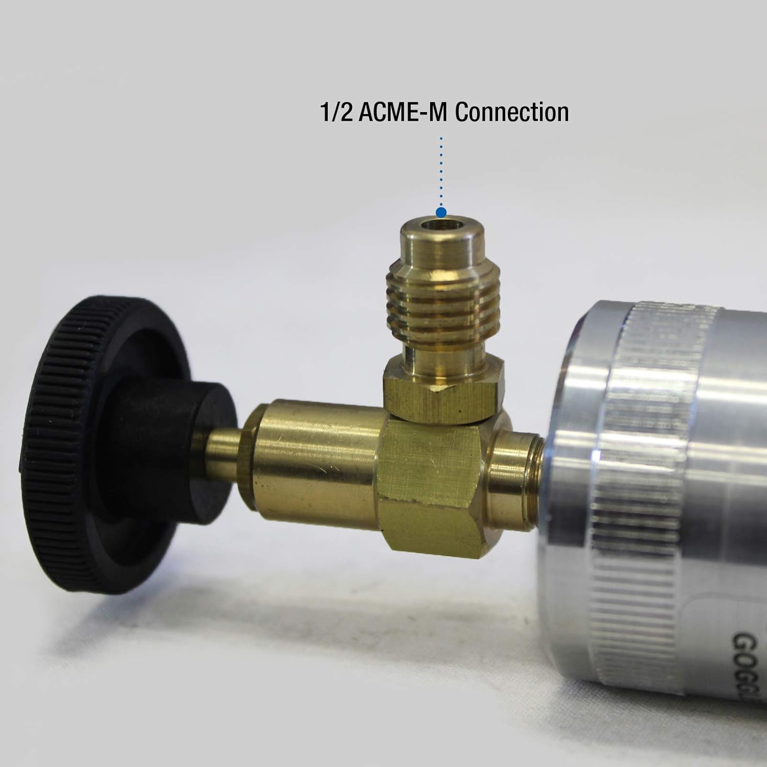 Mastercool 82375 Oil Injector 1/2" ACME-M X 1/2" ACME-F