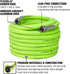 Legacy Manufacturing HFZG5100YW Flexzilla ZillaGreen Garden Hose. 5/8" by 100'