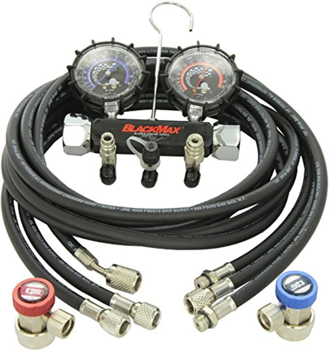 CPS Products MAID8QZ Blackmax Ensemble de manomètre chromé avec boîte de collection