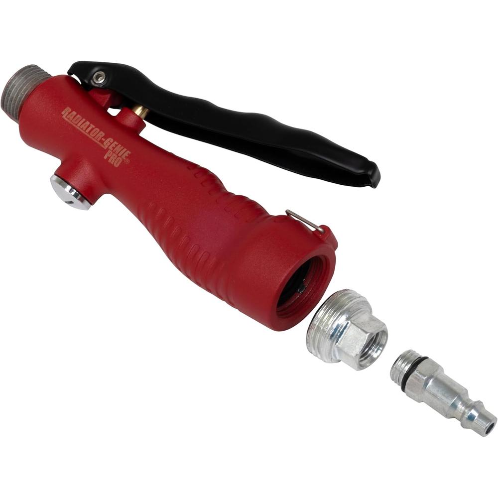 Lisle 88800 Radiator Genie Pro – Interchangeable 17" & 43" Heavy Duty Cleaning Wands For Use With Water Or Air