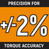 GearWrench 85195 Clé dynamométrique électronique à tête flexible 120XP à entraînement 3/8" avec angle, 0-100 FT-LB, 15,87" de long, comprend un étui moulé