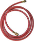 Robinair 63096 96" Red Enviro-Guard Hose, 14mm x 1/2" Acme Fittings for R-134A