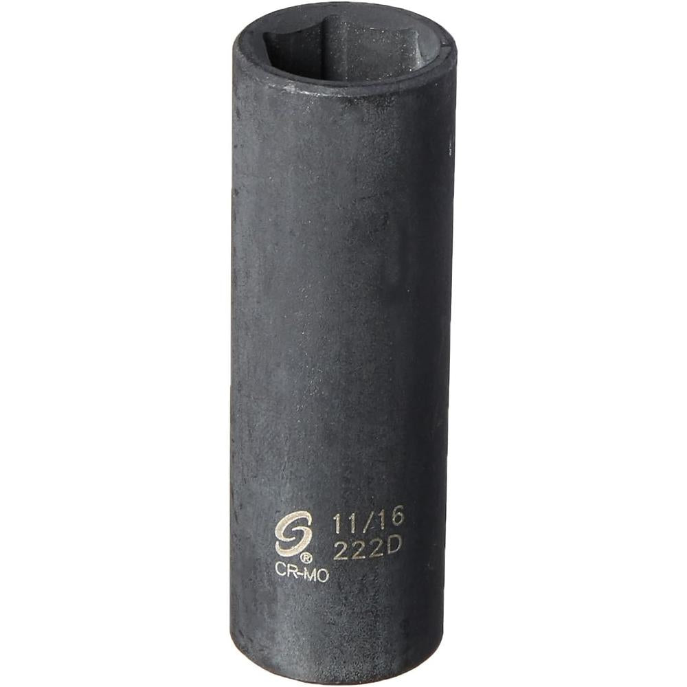 Sunex Tools 222d 1/2 in. Drive 11/16 in. Deep Impact Socket