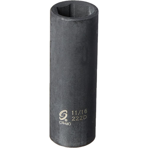 Sunex Tools 222d 1/2 in. Drive 11/16 in. Deep Impact Socket