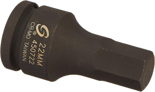 Sunex 450722 3/4-Inch Drive 22-mm Hex Driver Impact Socket
