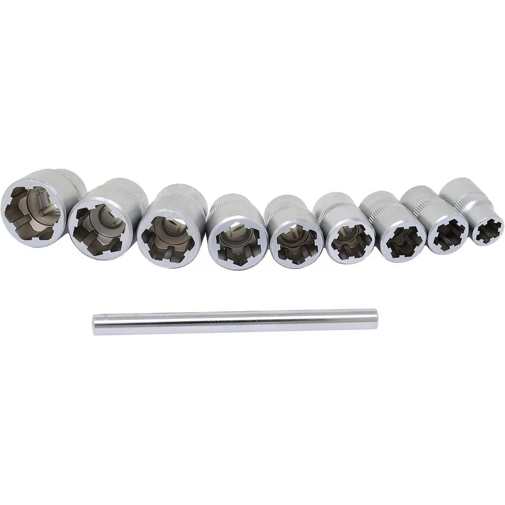 CTA Tools 1232 10-pc Metric Bolt Extractor Set - 8mm to 19mm