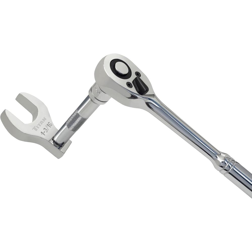 Titan Tools 17671 7pc 1/2" Drive SAE Jumbo Crowfoot Wrench Set, 1" - 1-3/8"