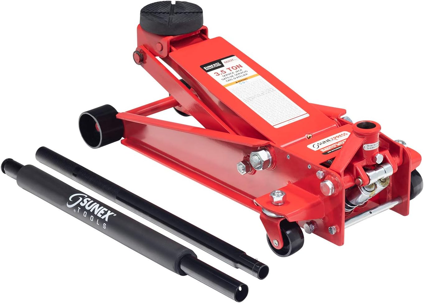 Sunex Tools 66037 3.5 Ton Service Jack with Quick Lift System