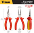 Titan Tools 73336 6" Insulated Long Nose Pliers