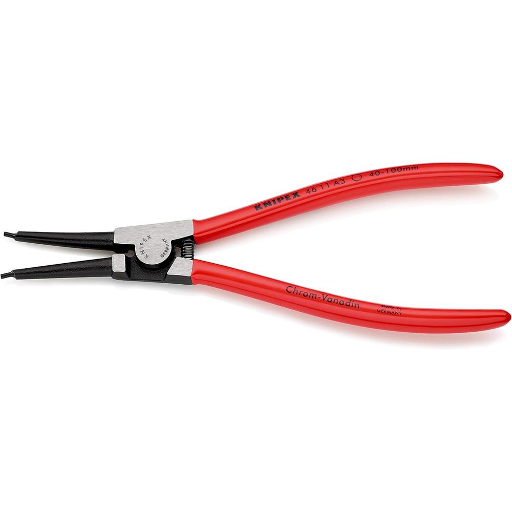 Knipex 46 11 A3 Circlip Pliers For External Circlips On Shafts-Forged Tip-Size 3