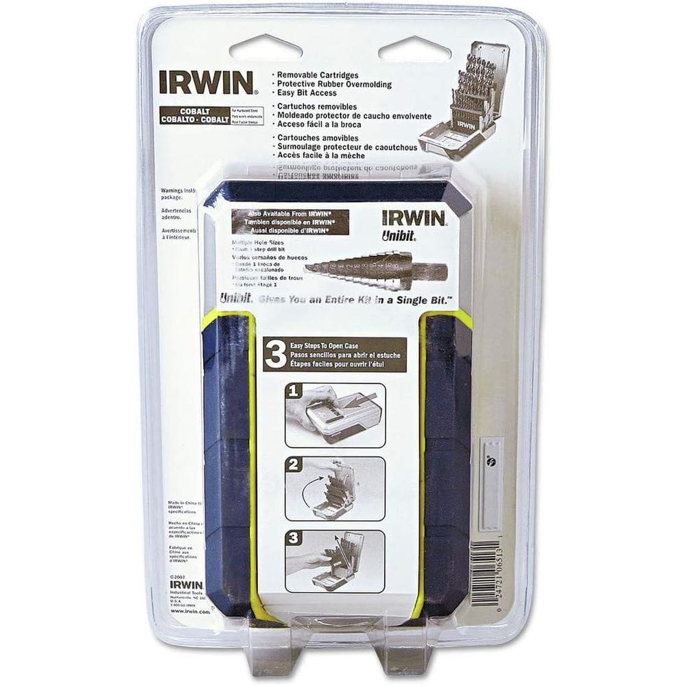 IRWIN Drill Bit Set, M35 Cobalt Steel, 29-Piece (3018002)