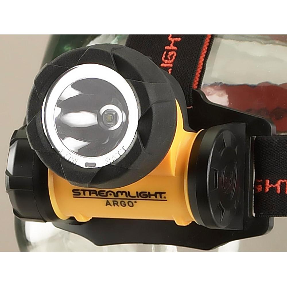Streamlight 61301 Argo C4 LED Head Mount Headlamp – 150 Lumens, Yellow