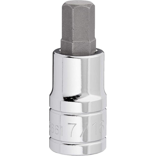 Titan Tools 15661 7/16 In. 1/2 In. Drive Hex Bit Socket