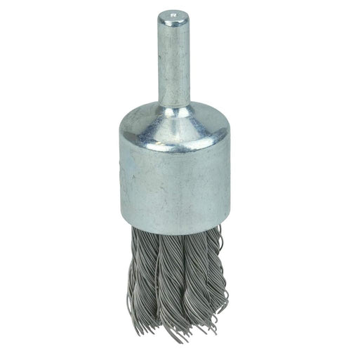 Weiler 10025 3/4" KNOT WIRE END BRUSH, .014" STEEL FILL