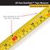 Titan Tools 10907 25-Foot Dual-Rule Tape Measure