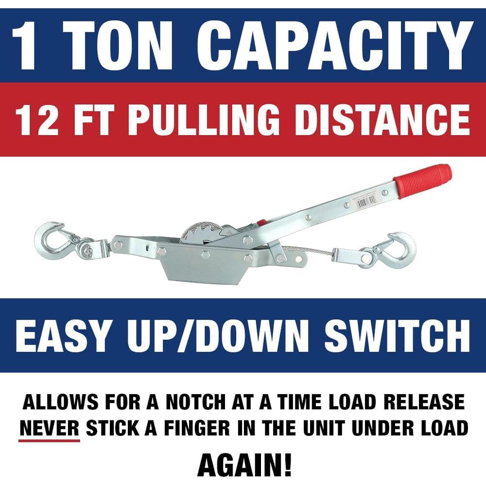 American Power Pull 18500 1-Ton Cable Puller