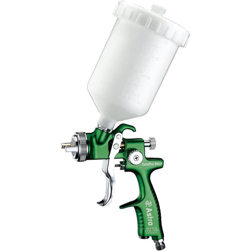 Astro Pneuamtic Tool EUROHV107 EuroPro Forged HVLP Spray Gun with 1.7mm Nozzle and Plastic Cup