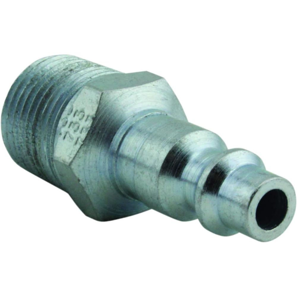 Milton Industries S-733 3/8" Male Plug M-Style, 2/Cd