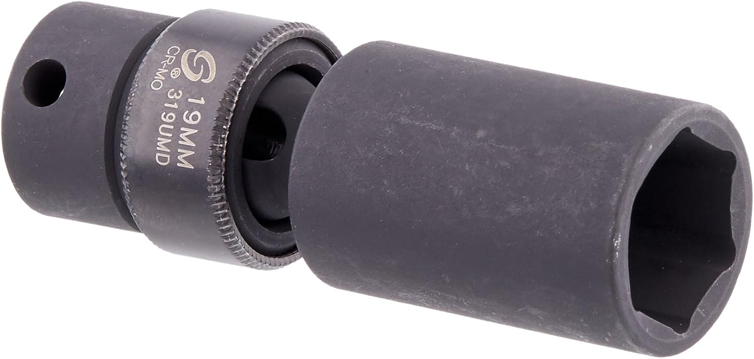Sunex Tools 319UMD 3/8" Dr. 19mm Deep Universal Impact Socket