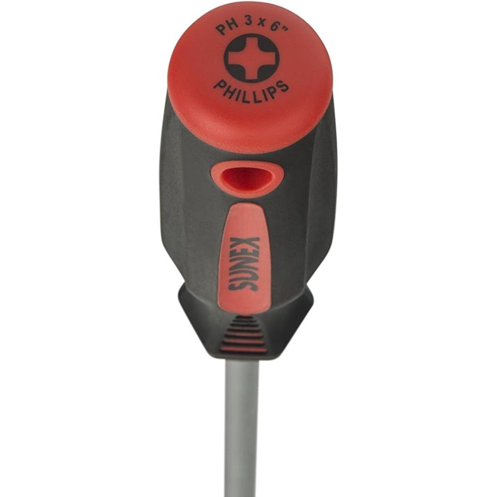 Sunex Tools 11P3X6H PHILLIPS SCREWDRIVER #3 X 6" (Bolster)