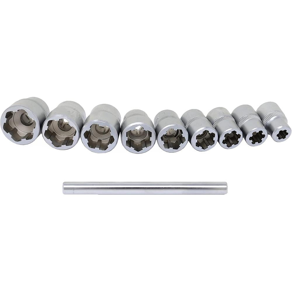 CTA Tools 1234 10-pc SAE Bolt Extractor Set - 1/4" to 3/4"