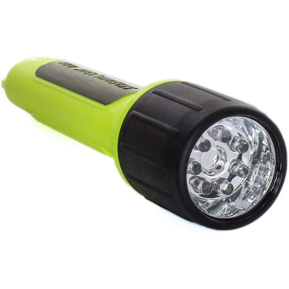 Streamlight 68202 4AA ProPolymer LED, Flashlight with Batteries, Yellow (Clam Pack) - 67 Lumens