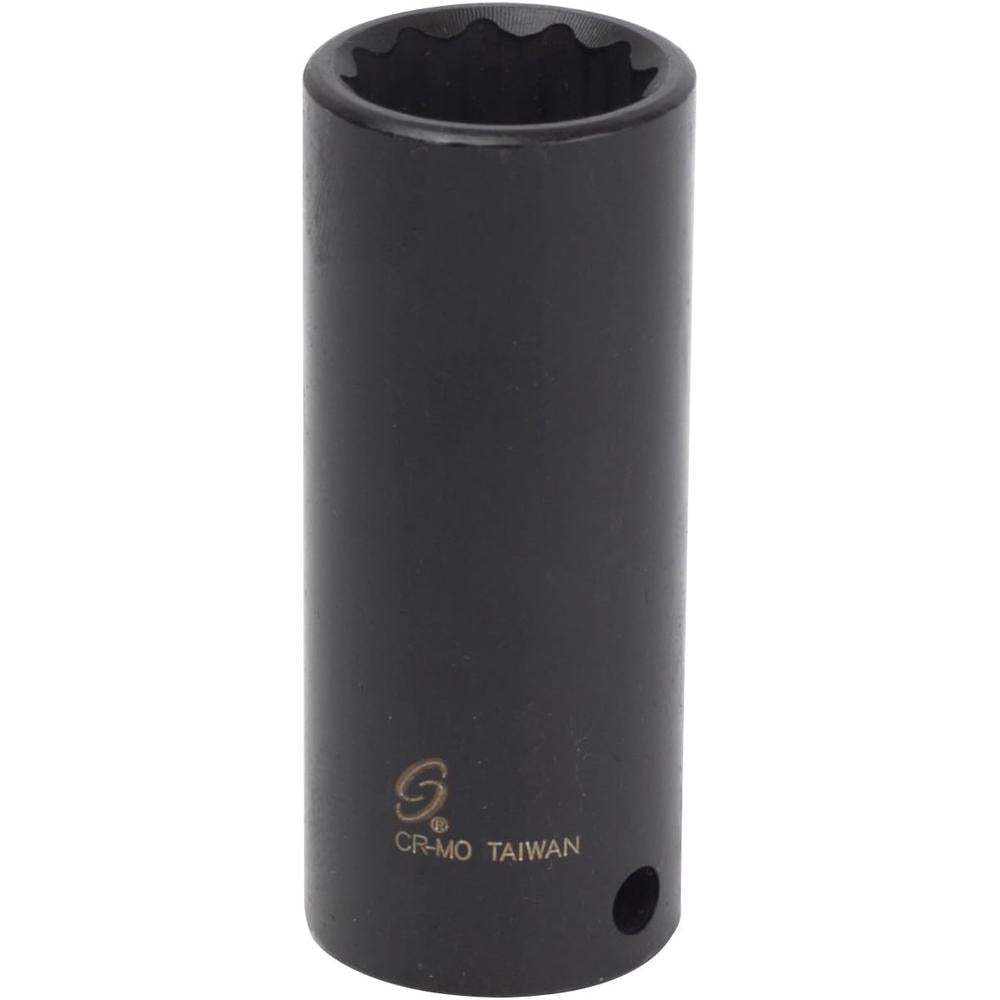Sunex Tools 368214 3/8 in. Drive 14-mm 12-Point Deep Impact Socket