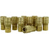 Milton Industries 715 1/4" FNPT M-Style Brass Coupler