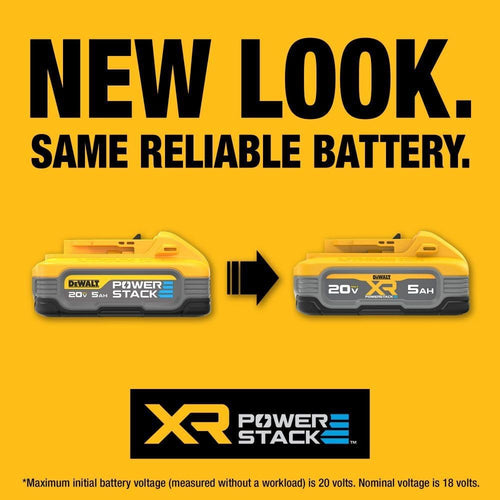 BATTERIE DEWALT DCBP520 20V MAX POWERSTACK 5.0 AH
