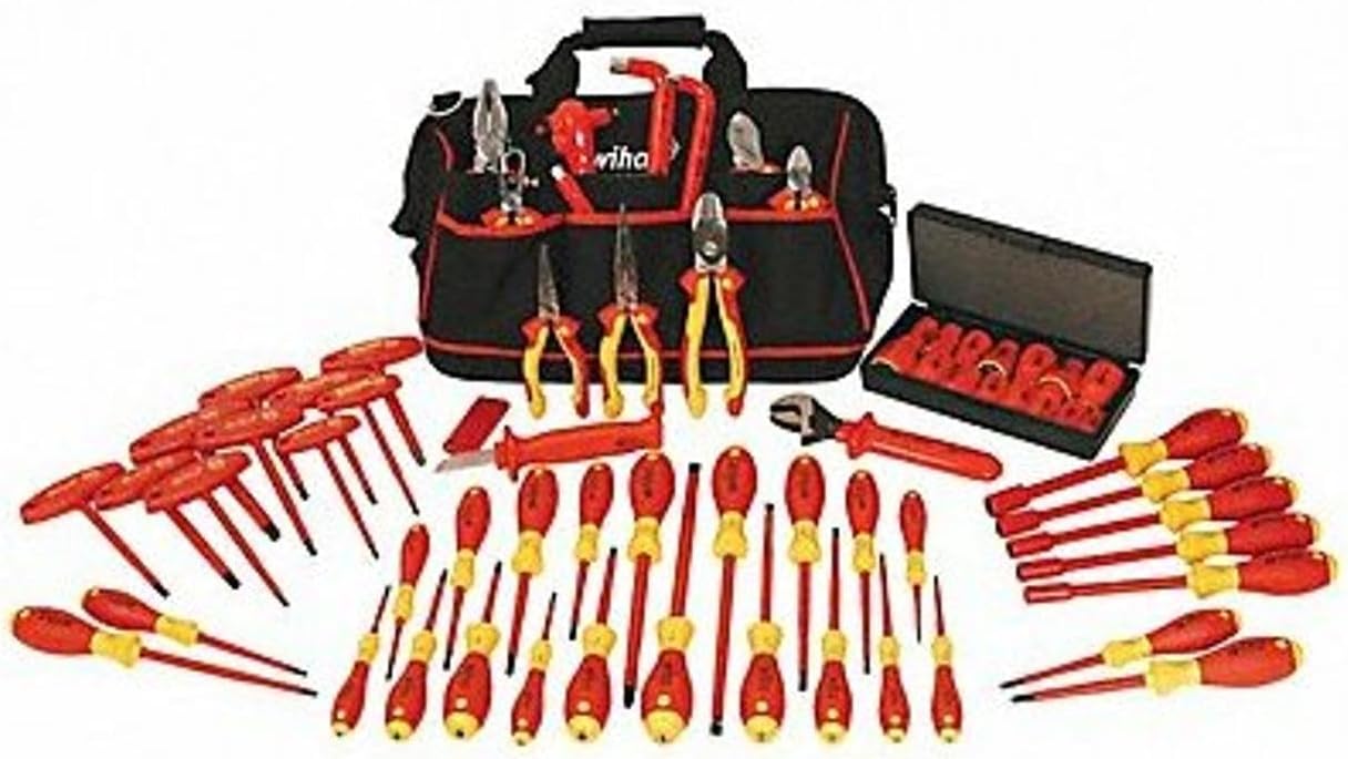 Wiha Tools 32876 66-PC INSULATED TOOL SET WITH TOOL BAG